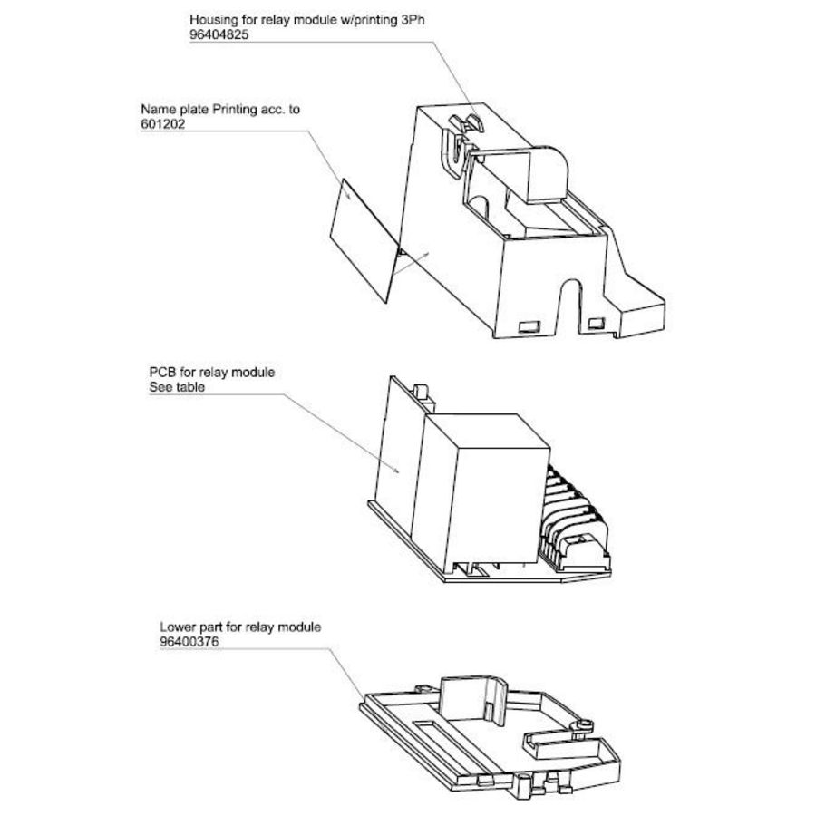 RELAIS MODUUL 3X400-415V