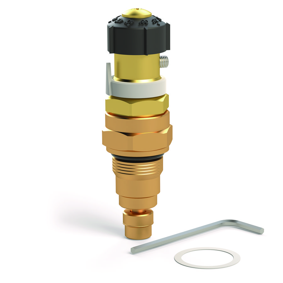 Bovendeel 30-50gr. MULTI-THERM inregelafsluiters DN20