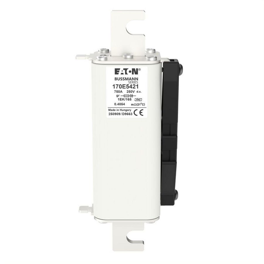 Zekering hoge snelheid 250A DC 750V 100kA size 1 gR IEC Typ
