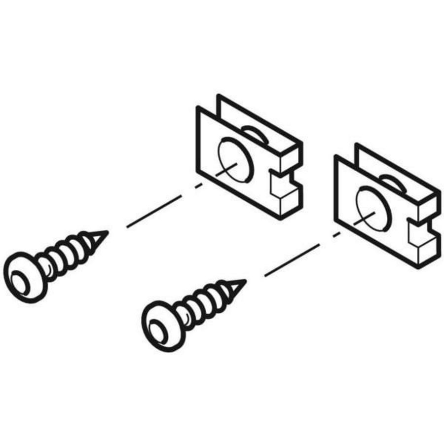 Bevestigingsset v/bedieningsplaat