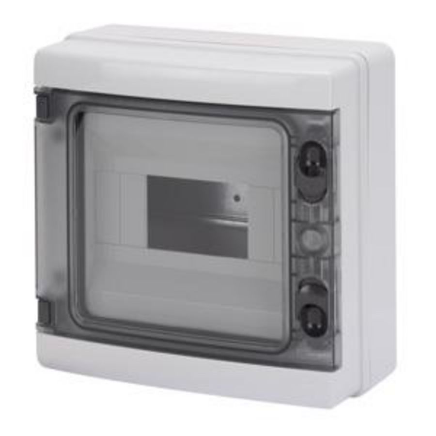 GLADDE WANDEN KAST - VOORBEREID VOOR KLEMMENBLOK - 8M IP65