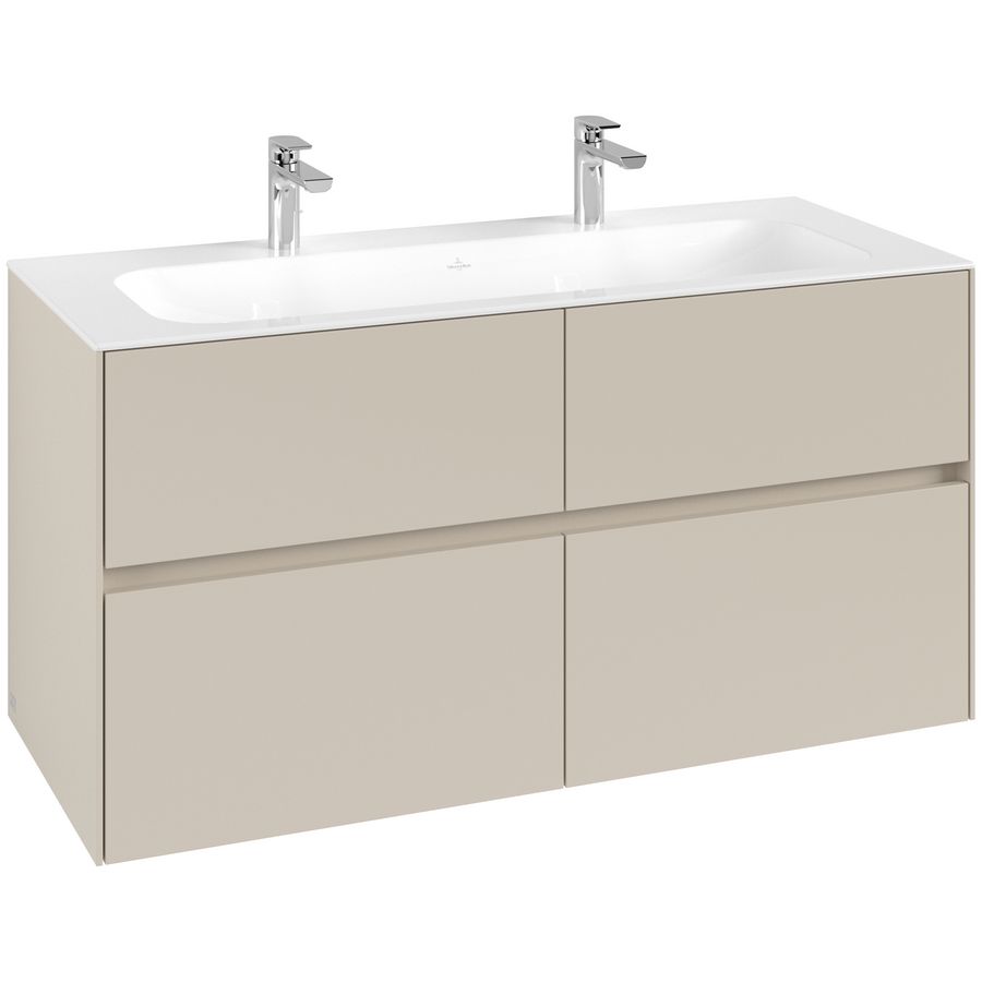 Wastafelonderkast Collaro 1196x603x498mm Cashmere Grey C14000VN