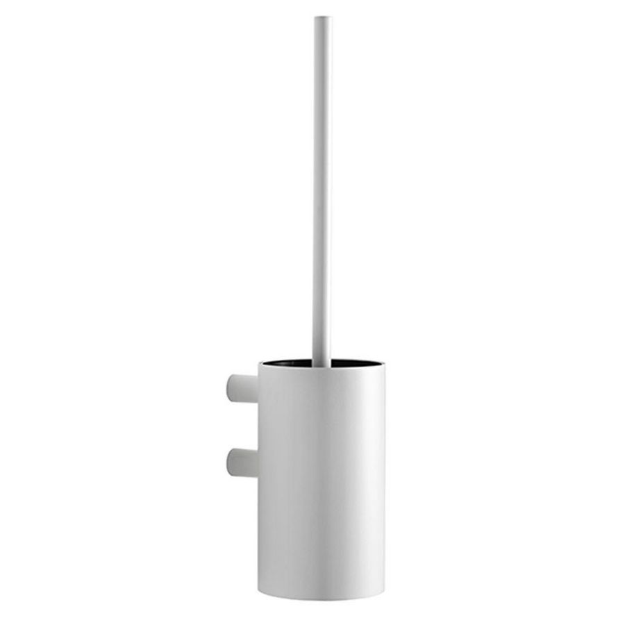 Toiletborstelgarnituur voor wandmontage mat wit
