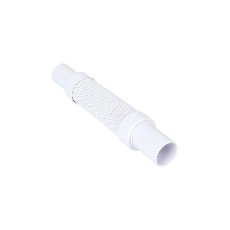 Afvoerslang PP wit flexibel 40mm 2xspie L=500mm McAlpine