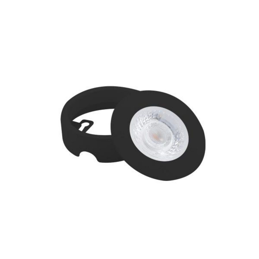 Opbouwring cabiled zwart