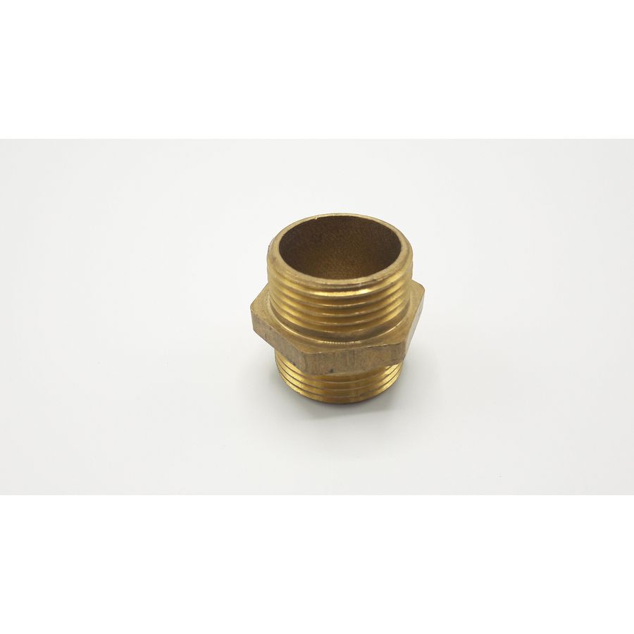 Messing dubbele nippel 1" S102505