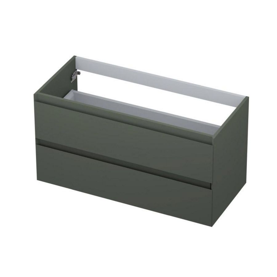 INK Onderkast 2 ldn grpls gelakt45gr Mat beton groen 100x45