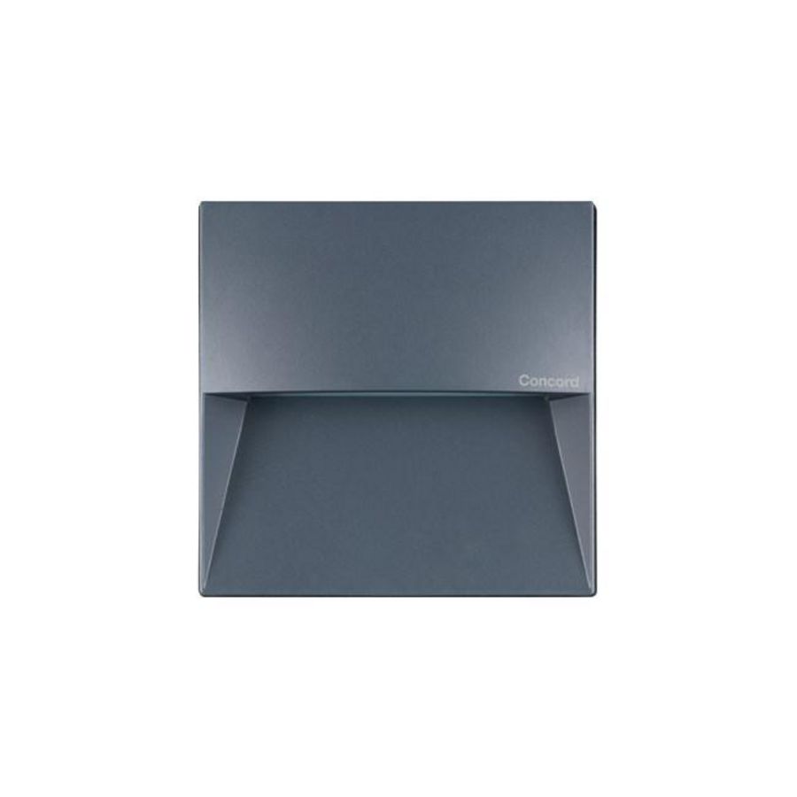 Armatuur MURO inbouw vierkant 450lm 830 grijs