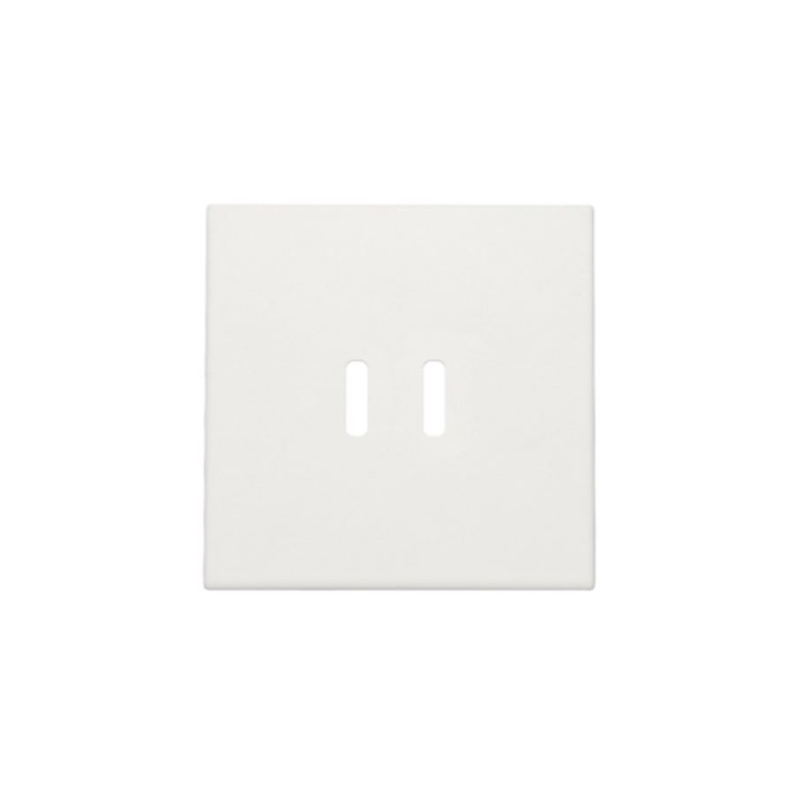 Afwerkingsset dubbele smart USB-C-lader white