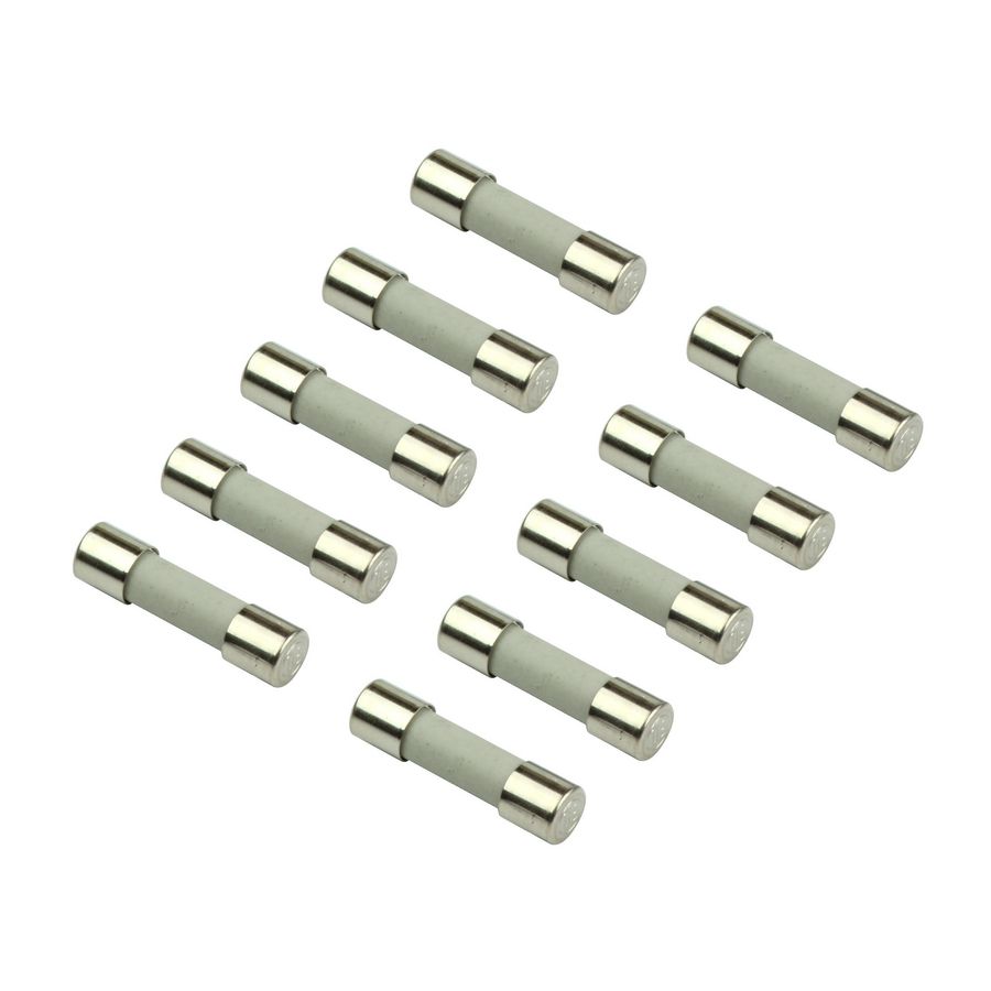 Set a 10st. Buissmeltveiligheid 230V/10A 5x20mm