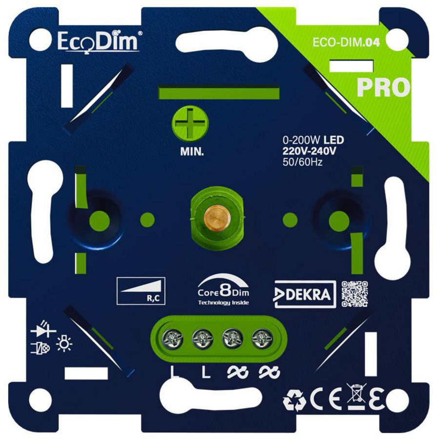 LED dimmer 0-200W universeel fase afsnijding RC
