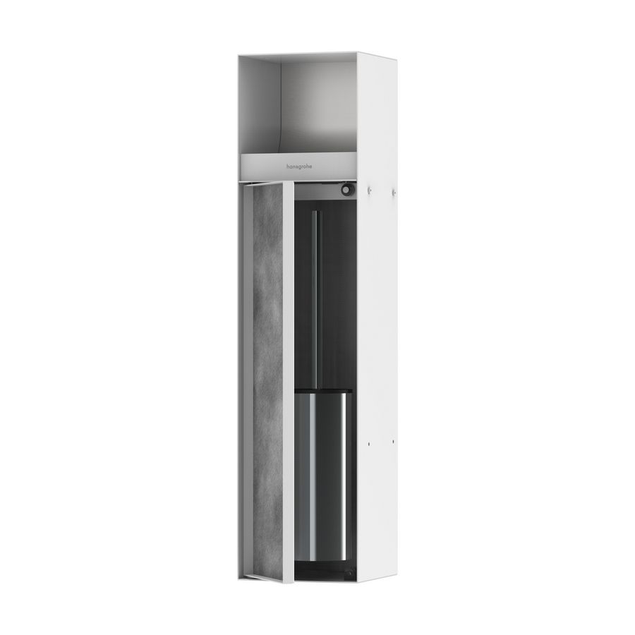 Wandbox XtraStoris toiletborstelhouder rolhoudr mat wit