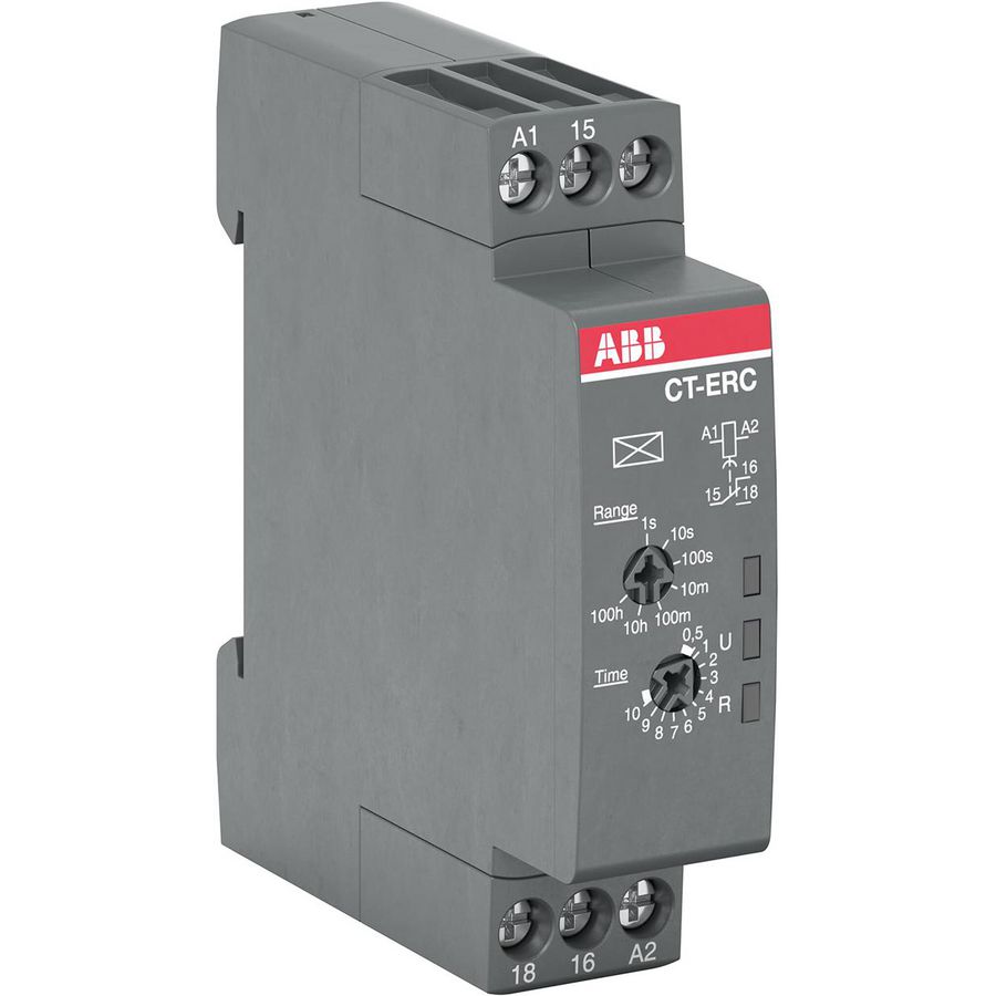 Tijdrelais opkomend vertraagd 1c/o 24-48VDC/24-240VAC