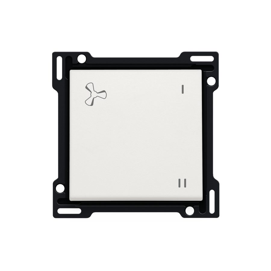 Afwerkingsset mechanisch gecontr. ventilatiebed. white