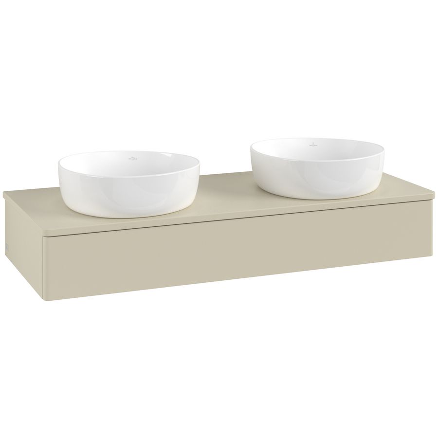 Wastafelonderkast Antao 1200x190x500mm S.Grey Matt Lacquer L13010HJ