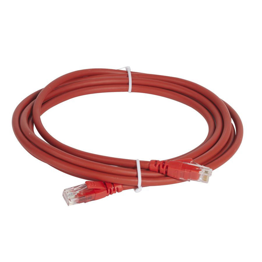 Patchkabel RJ45 Cat. C6A U/UTP rood 3m.