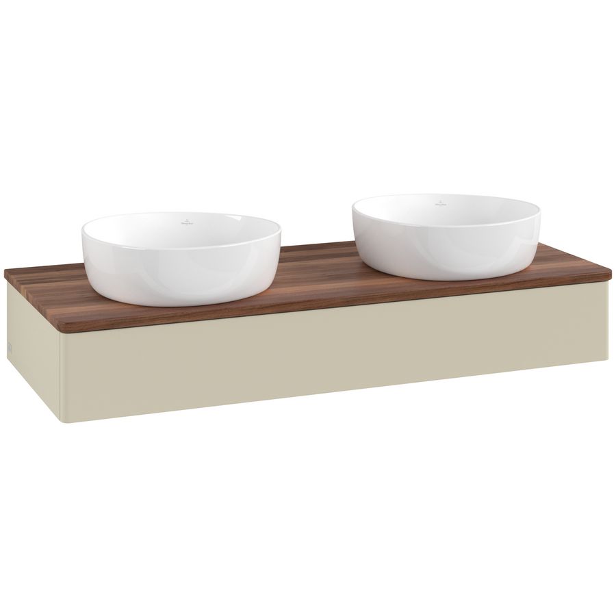 Wastafelonderkast Antao 1200x190x500mm S.Grey Matt Lacquer L13012HJ