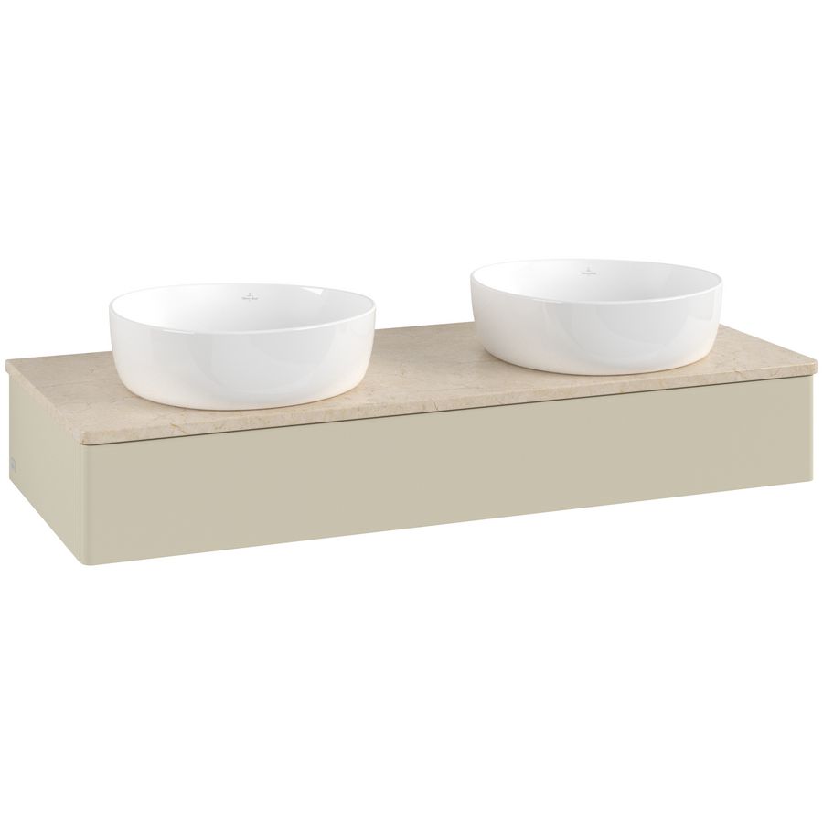 Wastafelonderkast Antao 1200x190x500mm S.Grey Matt Lacquer L13013HJ