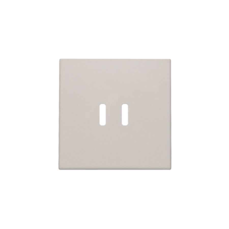Afwerkingsset dubbele smart USB-C-lader light grey