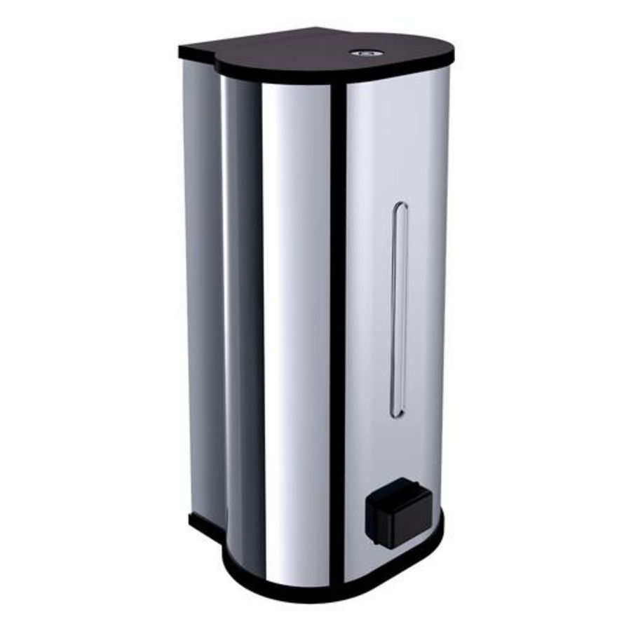 System2, zeepdispenser, handbediening, 800ml, chroom