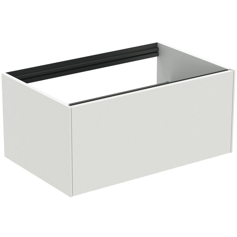 Conca wastafelmeubel 80x50x37cm 1 lade zonder afdekblad matt white