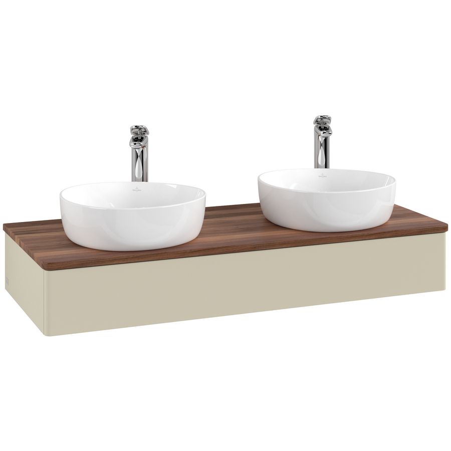 Wastafelonderkast Antao 1200x190x500mm S.Grey Matt Lacquer L13052HJ