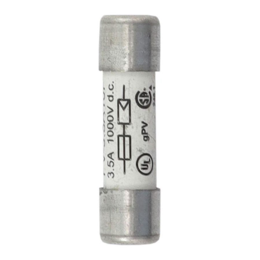 Zekering hoge snelheid 3.5A DC 1000V 50kA 60269-6 A VVE=10