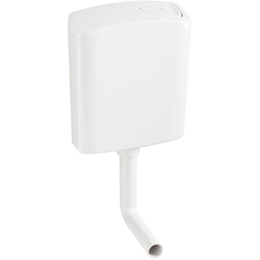 Reservoir laaghangend serie 300 6 (7,5)L. wit 338x420x134mm (bxhxd)