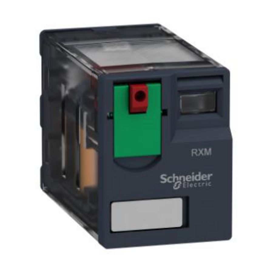 Miniature insteekrelais 6A 2 CO vergrendelbare testk Harmony