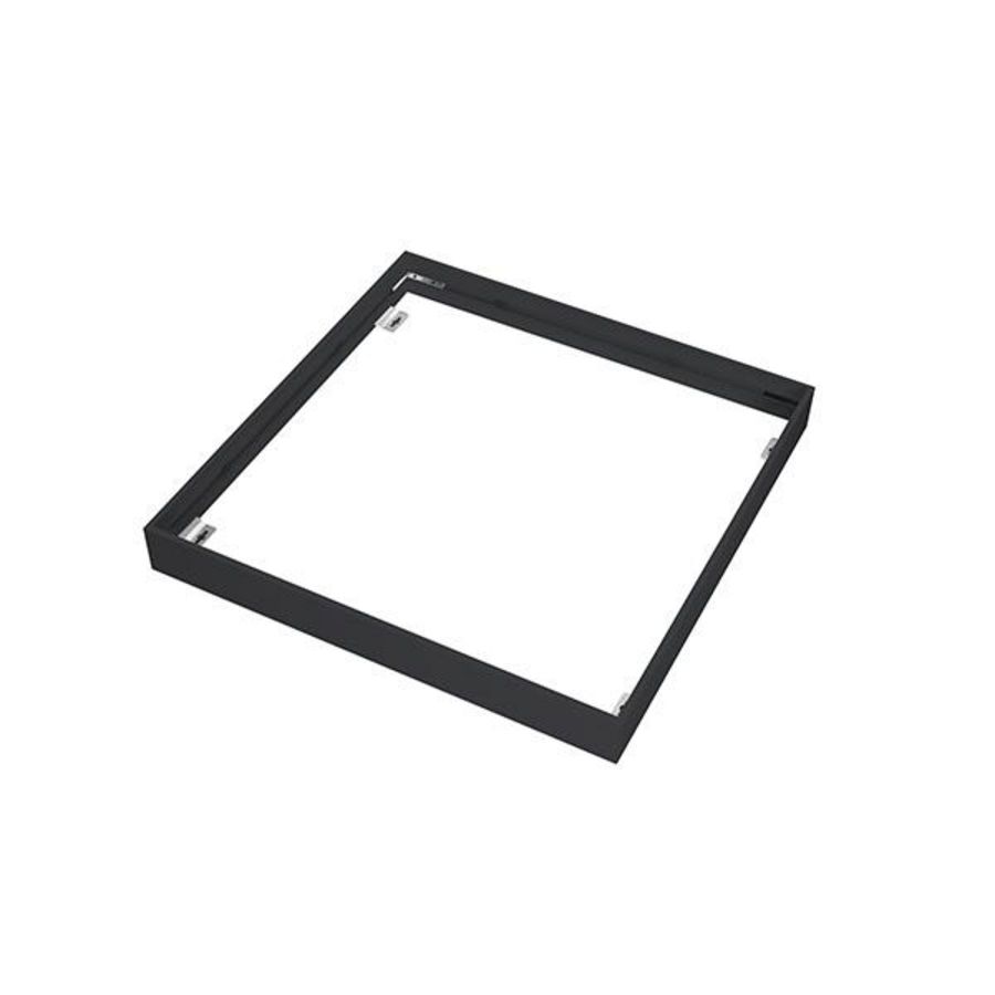 Opbouw set 600x600mm t.b.v. IL-P595 zwart RAL9017