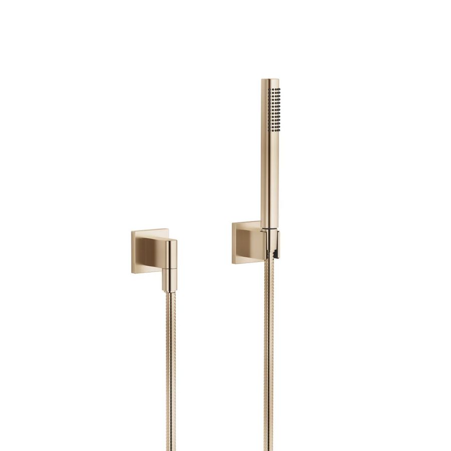 Douchegarnituur rozetten Light Gold gebors.