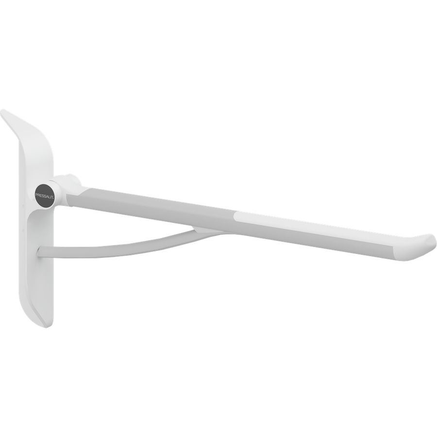 Toiletsteun verstelbaar links 850mm PLUS wit