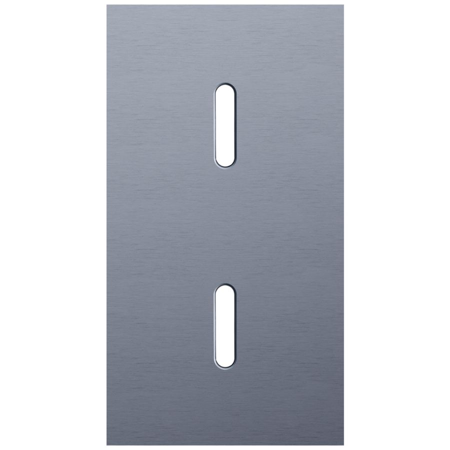 Tweevoudige afdekpl. verticaal 71mm centerafstand twee enkel