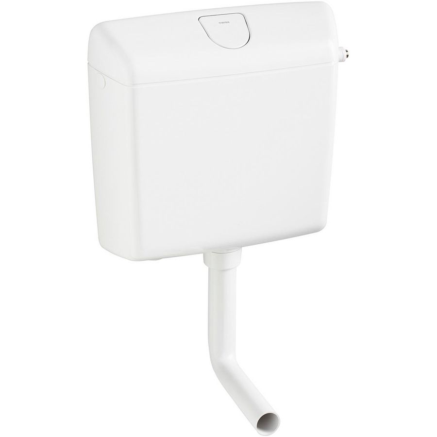 Reservoir laaghangend serie 1000 wit 6-9L. wit 453x431x130mm (bxhxd)