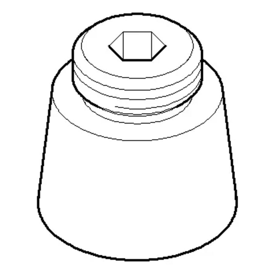 Nippel G3/4"xG1/2" Messing gebors. (23kt Goud)