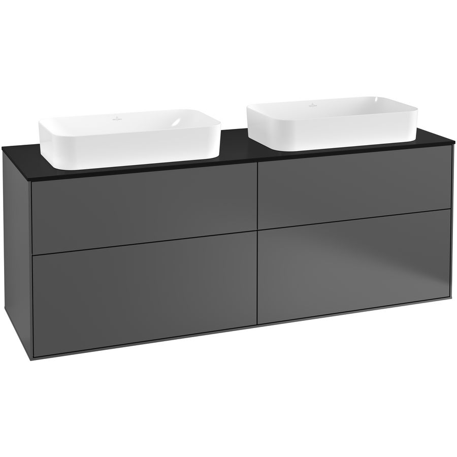 Wastafelonderkast Finion 1600x603x501mm Antr. Matt Lacquer G31200GK