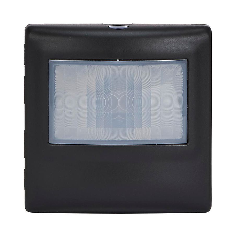 Aanwezigheidsmeter PIR 2-draads 2-100W 2 mod. zwart Mosaic