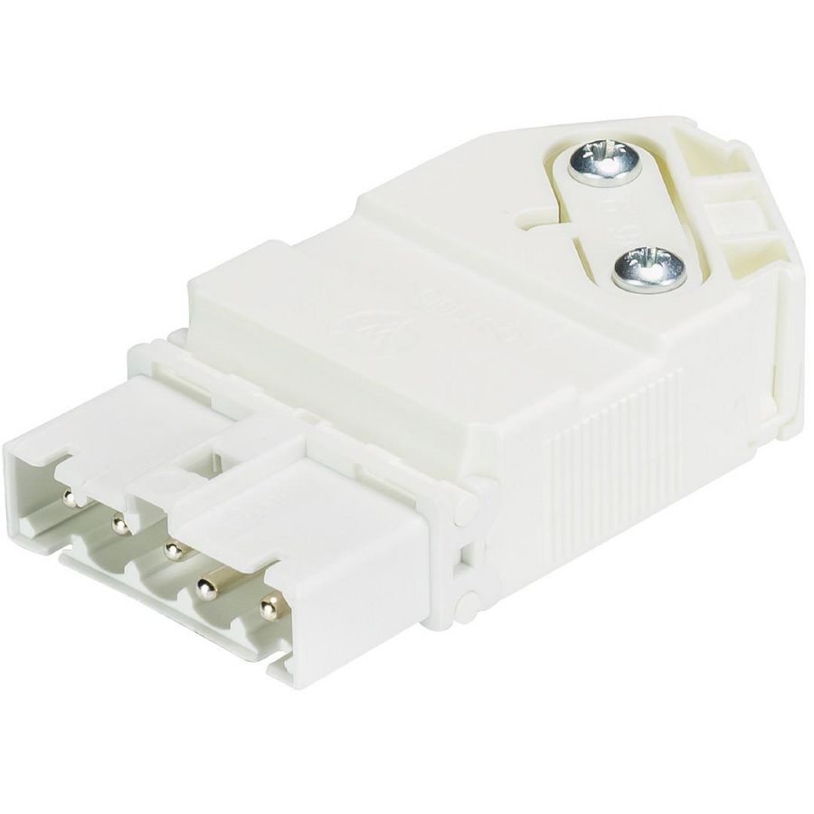 Kabelsteker GST15I5 male wit schroef VVE=50