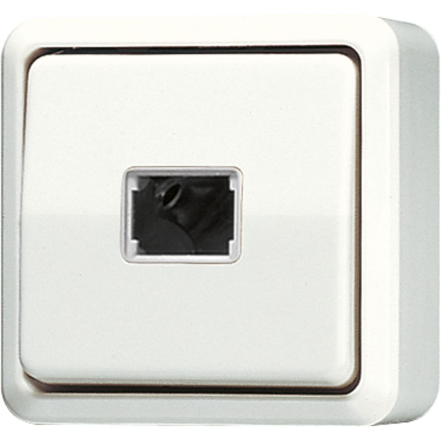 Impulsdrukker AP600 wit 1-polig met meldc.