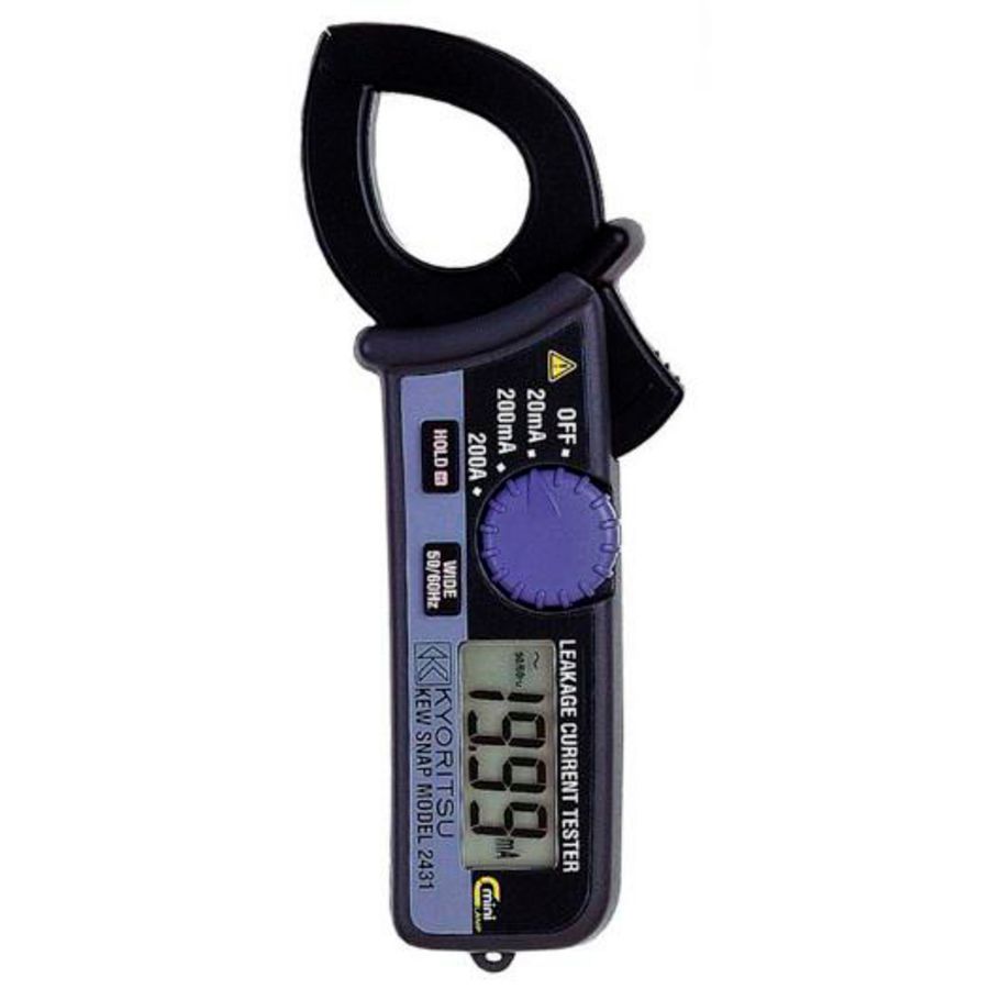 Stroomtang (ook voor lekstromen), 20/200mA/200A, res. 0,01mA