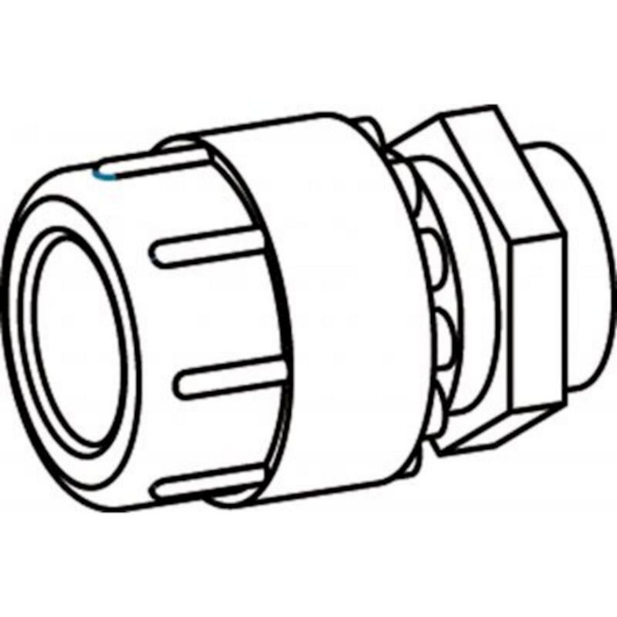 Verloopsok tyleen klem 50x42mm soldeer
