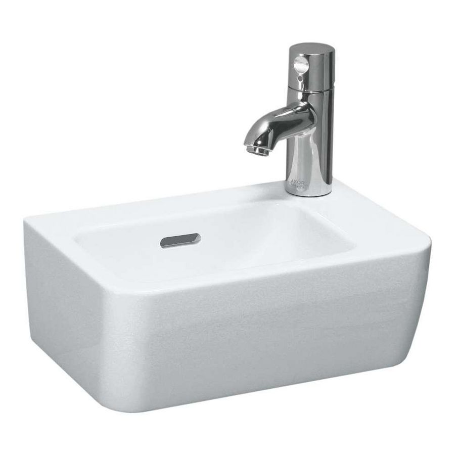 Fontein 360x250mm 1 kr.gat rechts met overloop H8169554001061
