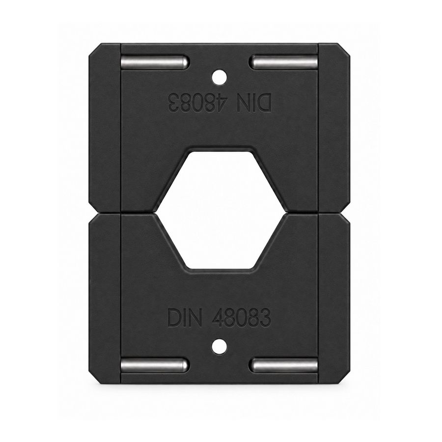 Matrijsset zeskantverpersing doorsnede 70mm² krimpbr. 14mm