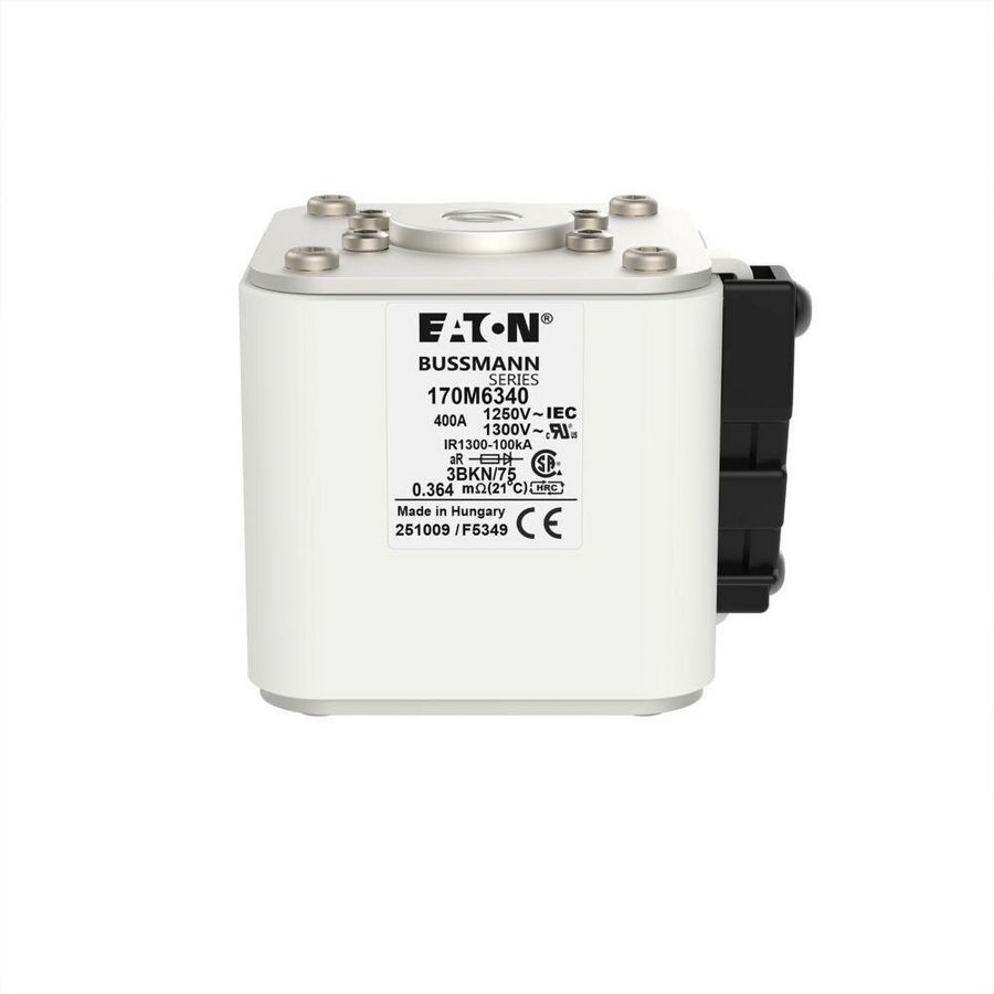 Zekering hoge snelheid 400A AC 1250V 100kA 3 76x92x7 VVE=2