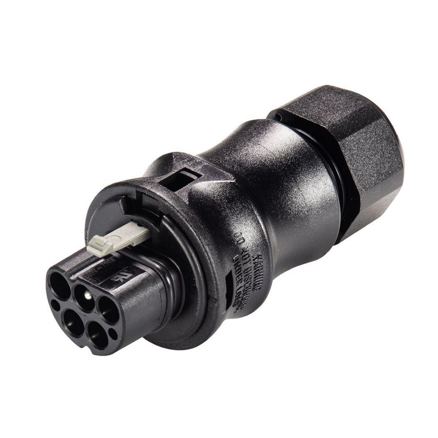 Kabelsteker RST20I4 male zwart 41913 VVE=100