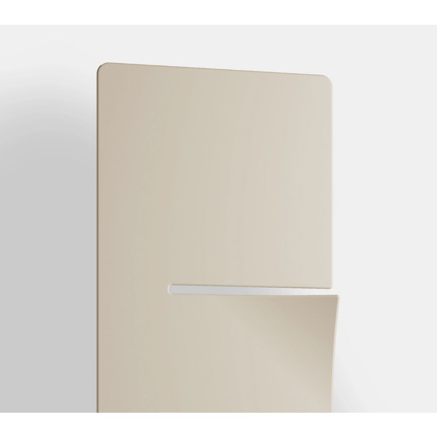 Elektr. radiator INEO I-rechts-EL 600x1400mm 660W N502 Sand Light incl. thermostaat WRS wit (batterij)