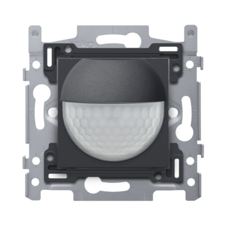 Bewegingsmelder 230V 8m 180gr. wanddetector inb.doos anthrac