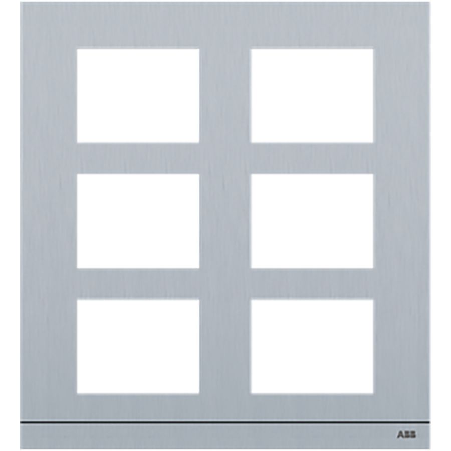 Welcome buitenpost frame audio, maat 2/3, aluminium (41396CF-A)