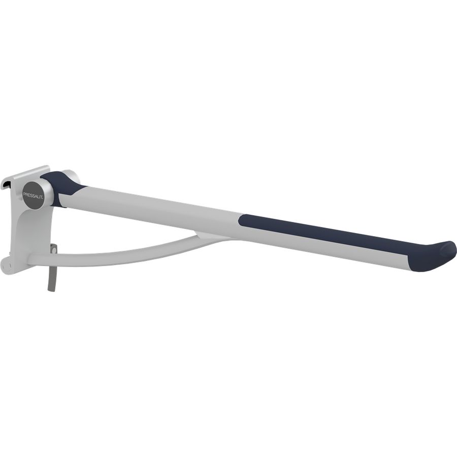 Toiletsteun 850mm zijw. rechts tbv montage aan wandrail PLUS donkerblauw (excl.rail)