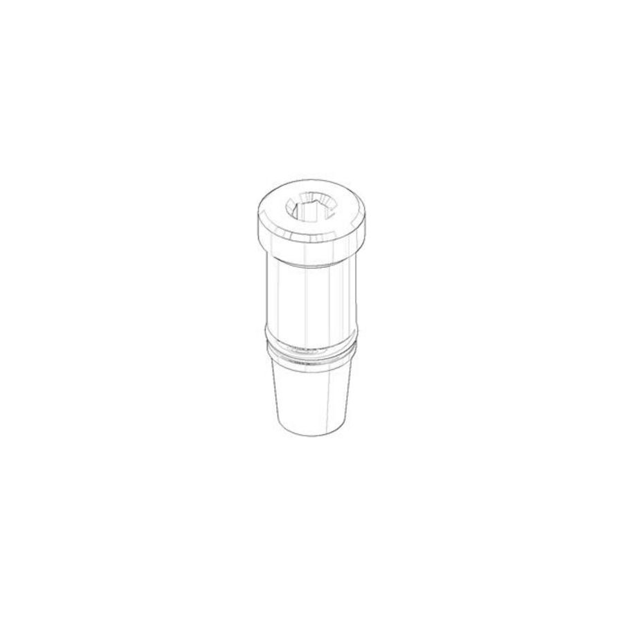 Voorafsluiting met voorafsluiter 15x33,5mm 0424032230090